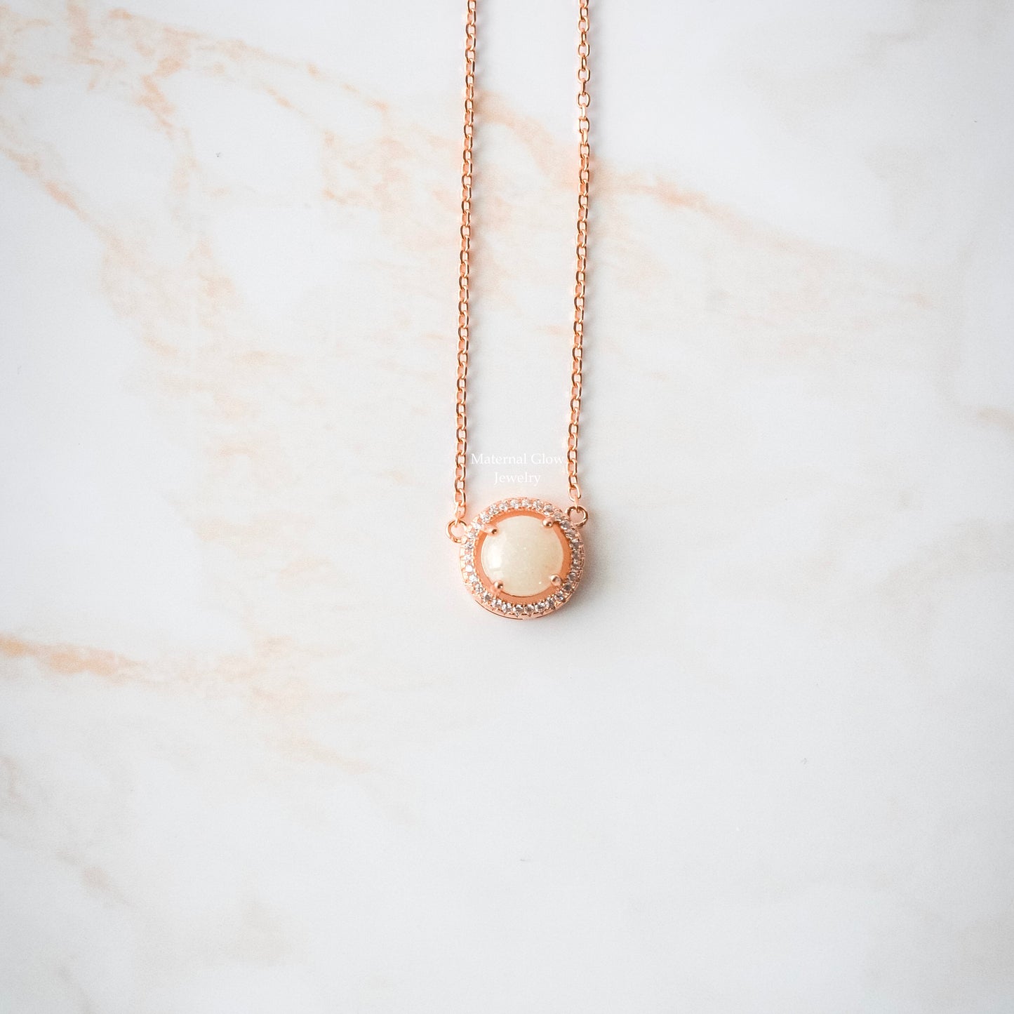 Halo Necklace - Maternal Glow Jewelry