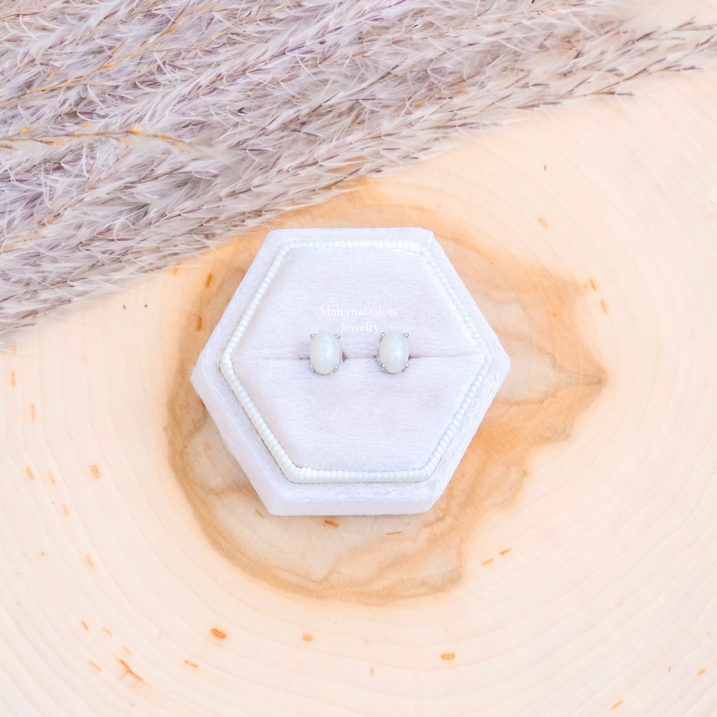 FREE Oval Princess Studs - Maternal Glow Jewelry
