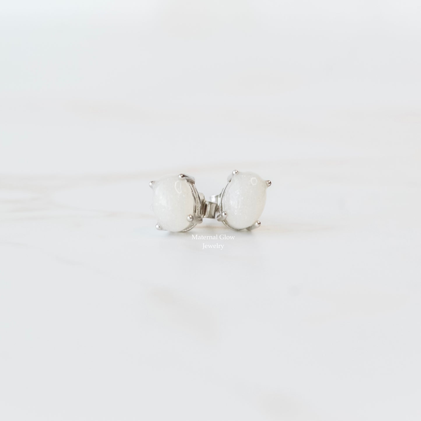 Oval Princess Studs