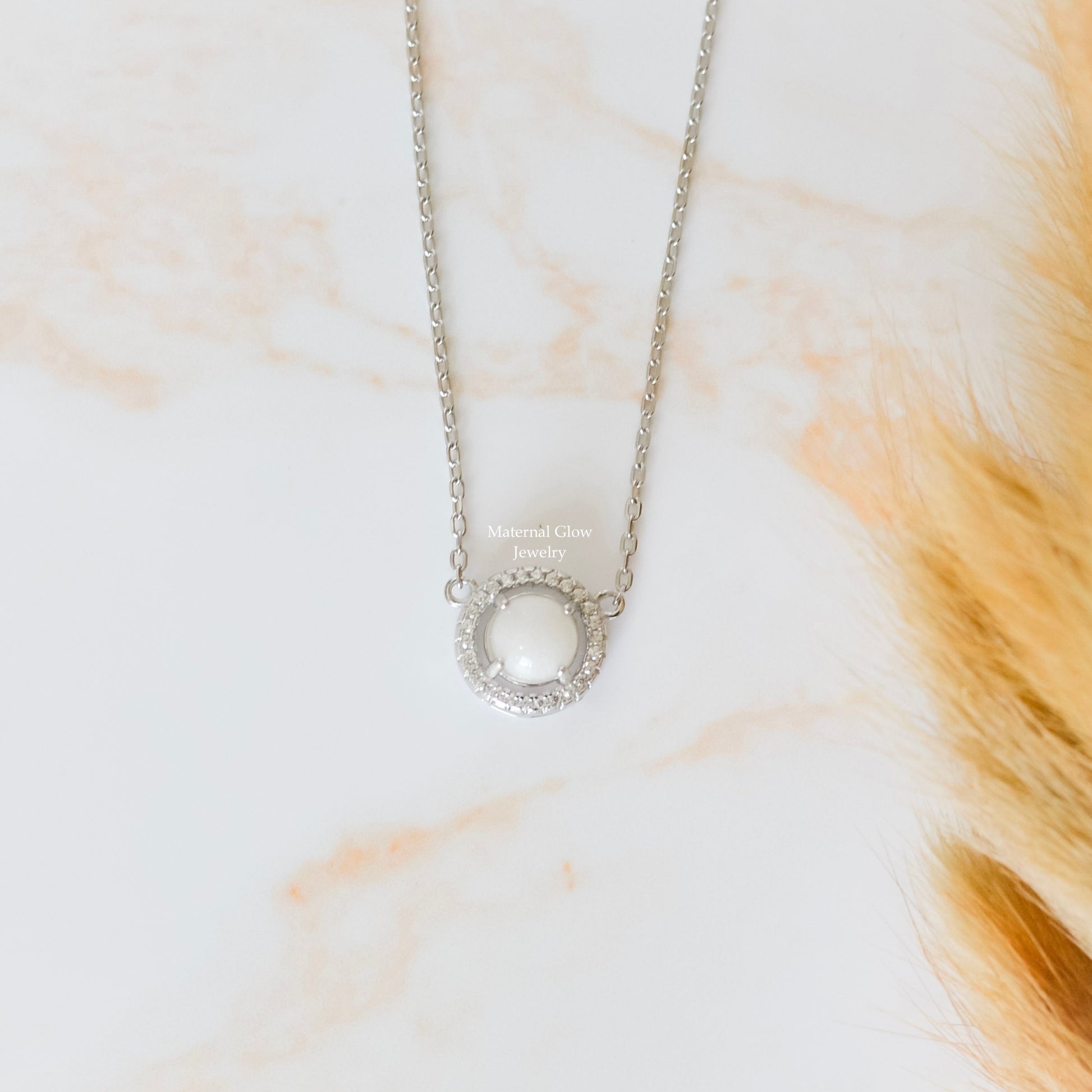 Halo Necklace - Maternal Glow Jewelry